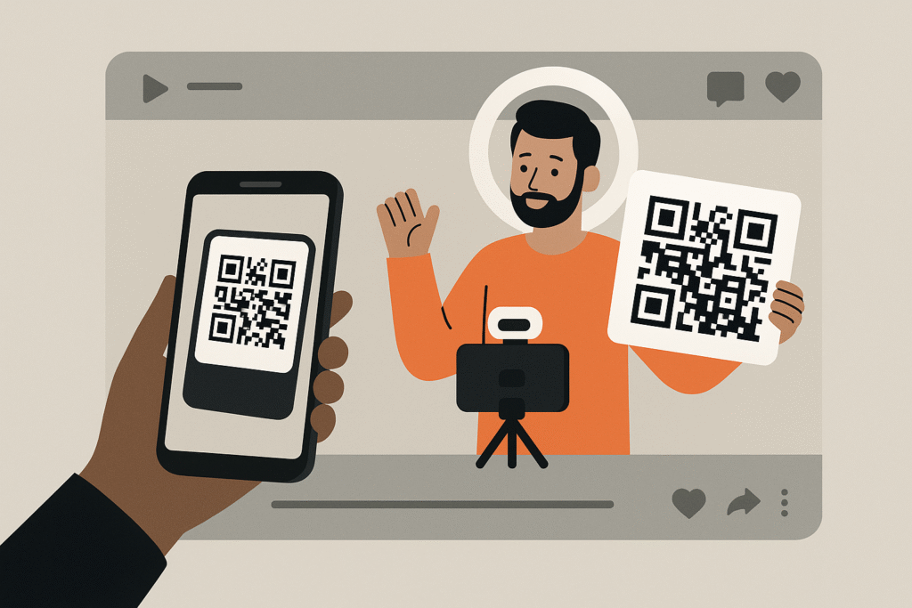 QR codes for influencer marketing