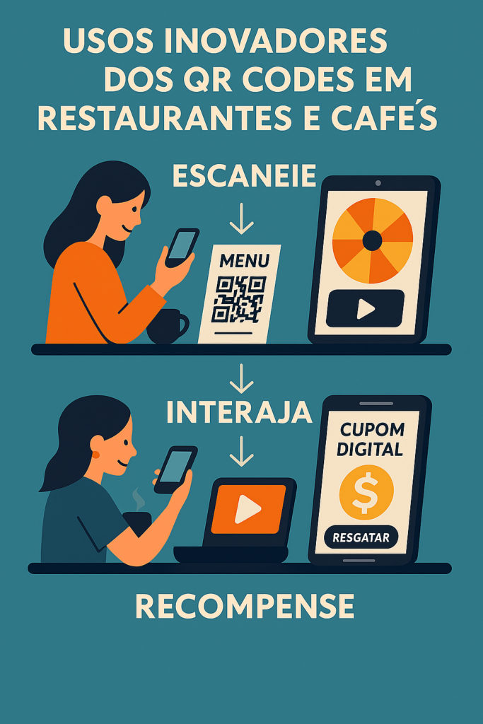 Usos Inovadores de QR Codes em Restaurantes e Cafés