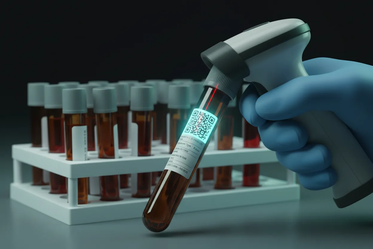 Rastreamento de amostras laboratoriais com QR Codes