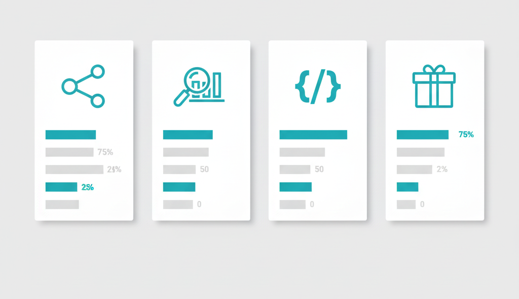 Workflow comparison of Bitly, QR Code Generator, and VISU campaign setup