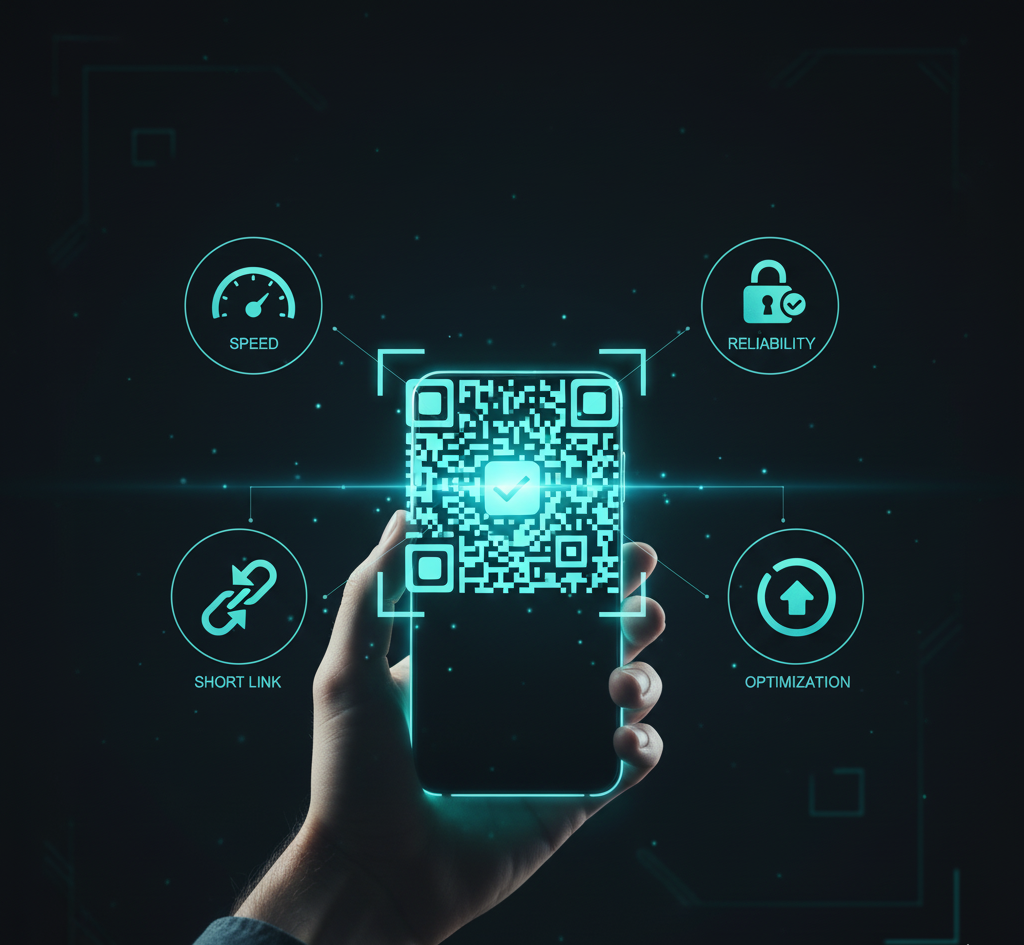 Visual comparison of QR code encoding modes: numeric, alphanumeric, binary, Kanji
