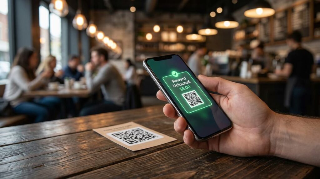 Como ganhar recompensas escaneando QR Codes