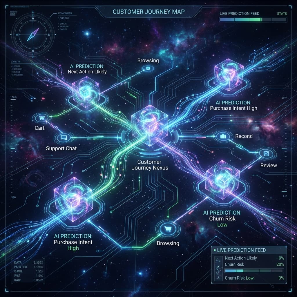 Customer digital identity connected to multiple context signals