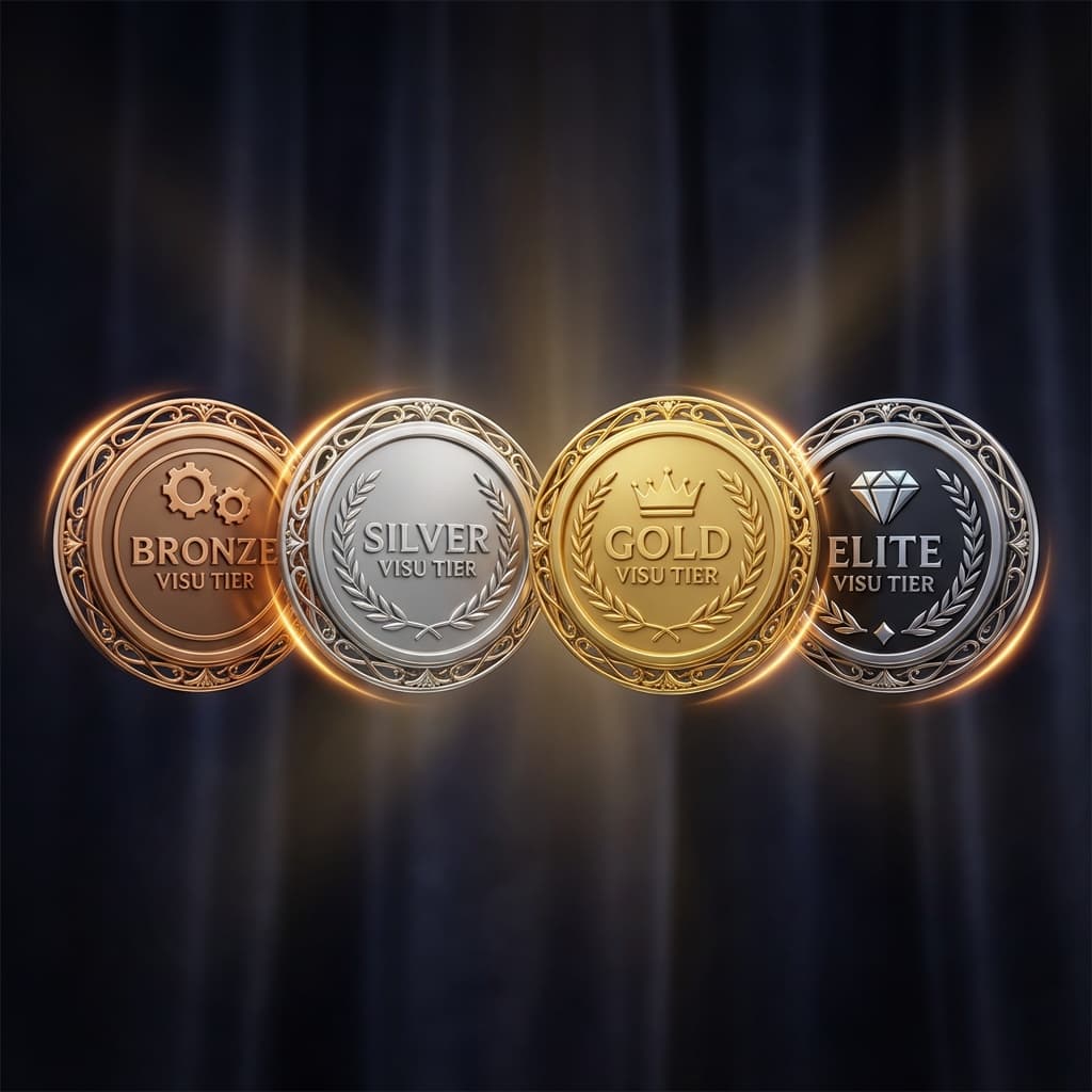 VISU VIP Tier Badges