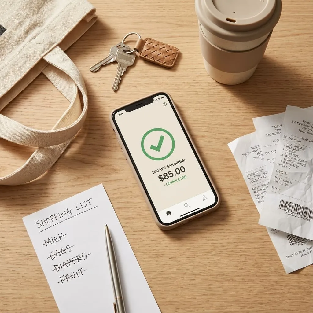 How moms can stack multiple earning apps during one errand trip