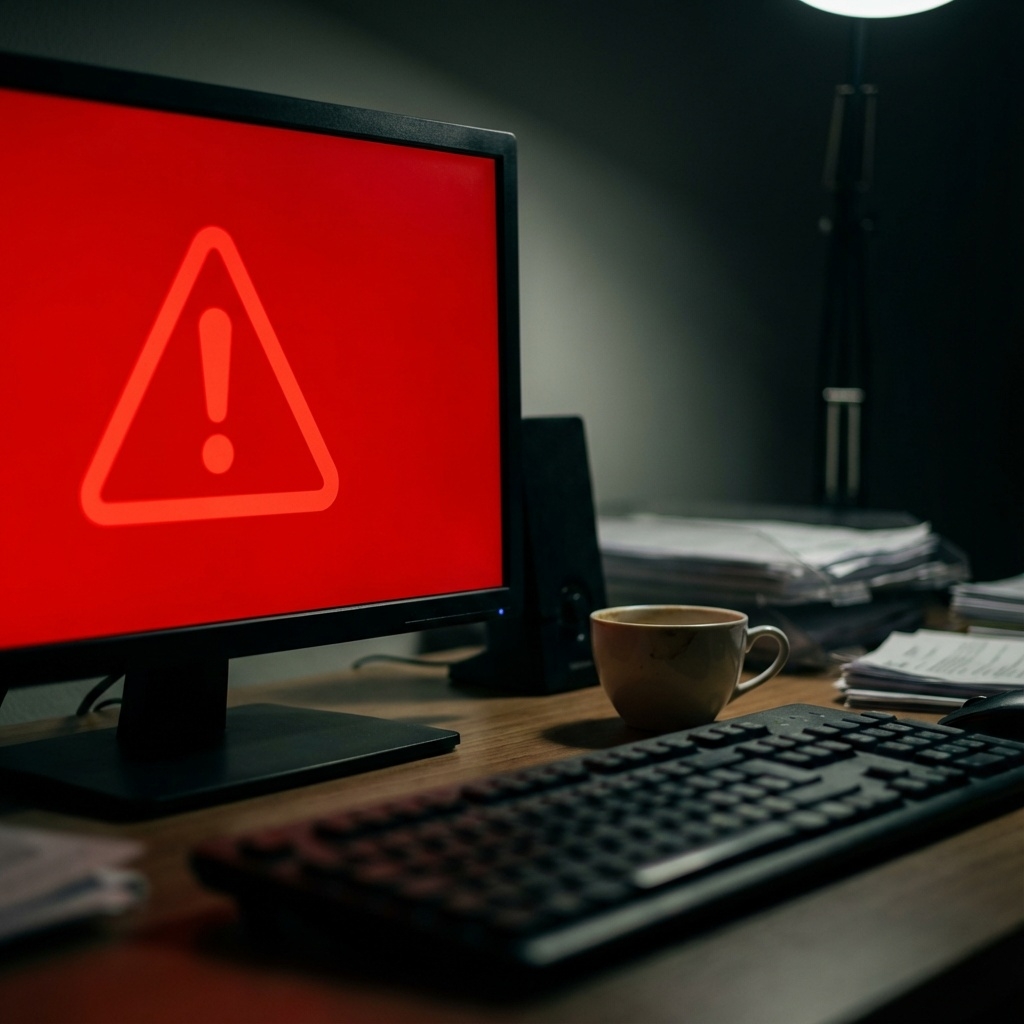 Aviso de suspensão no painel do Google Meu Negócio