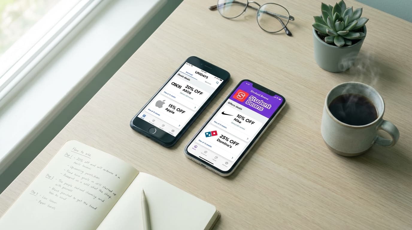Comparativo de apps de desconto estudantil no smartphone