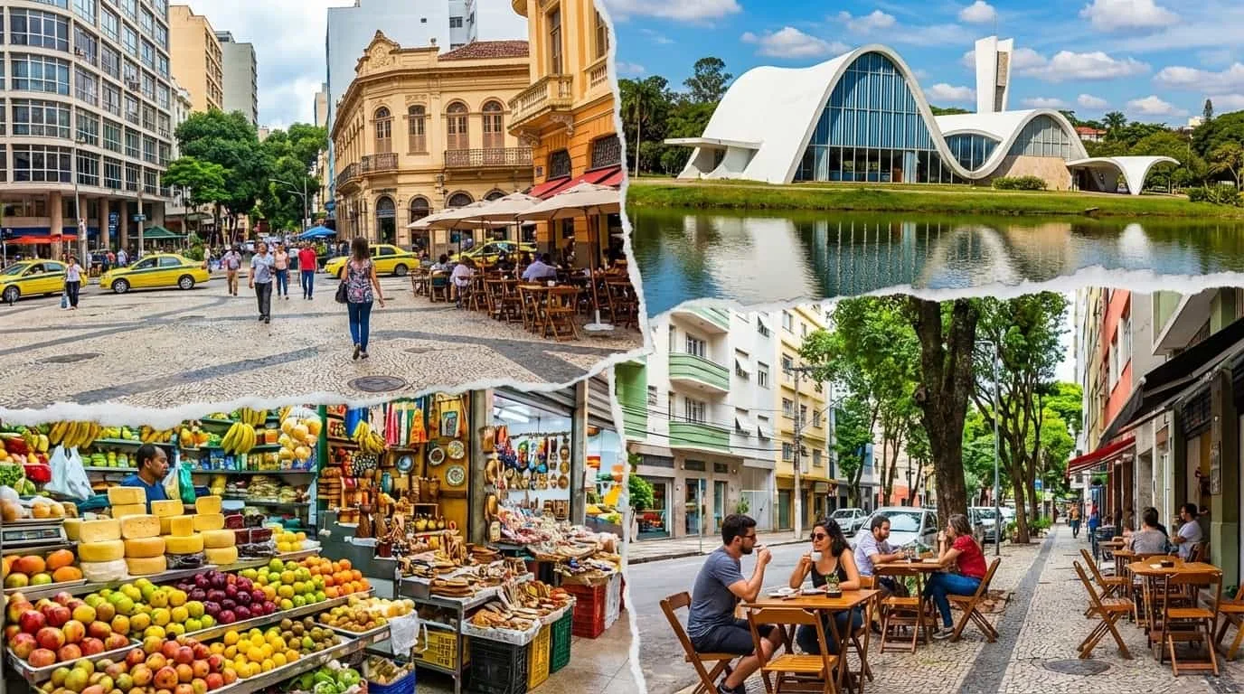 Bairros de Belo Horizonte onde o VISU está disponível incluindo Savassi Funcionários e Pampulha