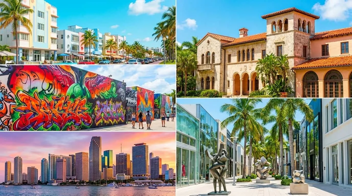 Miami neighborhoods where VISU is available including South Beach Brickell and Wynwood