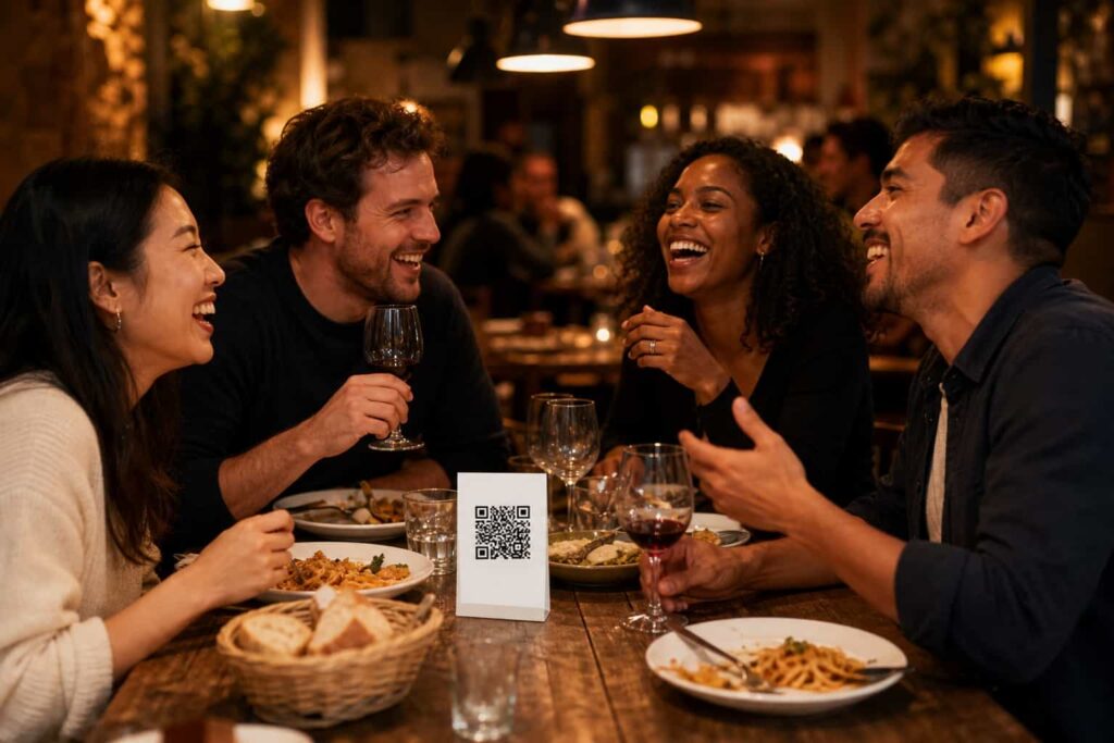 VISU para Restaurantes: Como o QR Marketing Transforma Mesa em Canal Que Traz Cliente de Volta