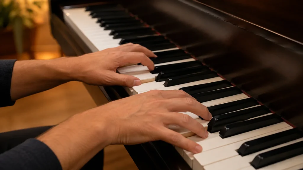 Acordes de piano para iniciantes: duas receitas que montam todo acorde maior e menor