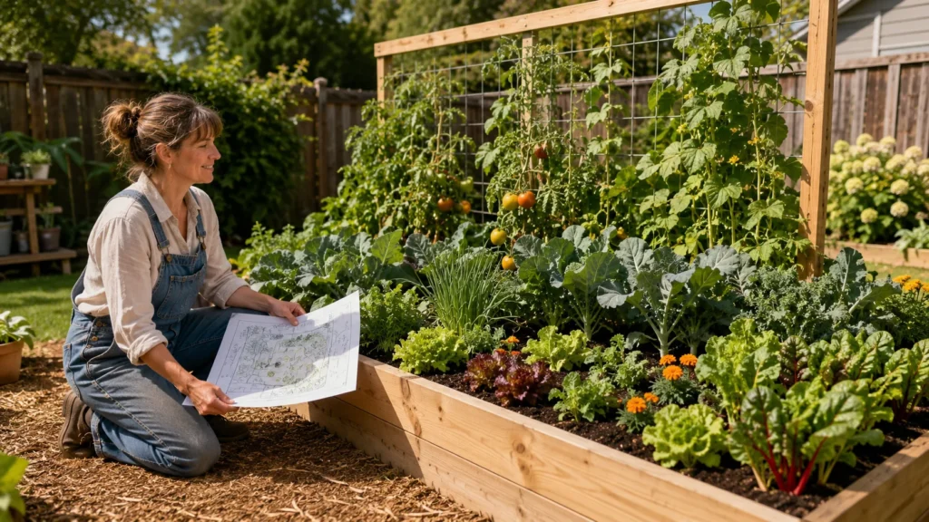 Diseño de cama elevada: un plan de 4×8 que de verdad cabe